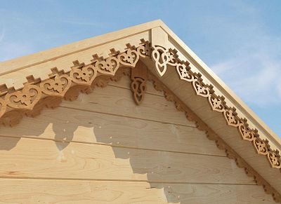 Резной соединительный элемент SNL-8 кружевной деревянный декор для крыши дома