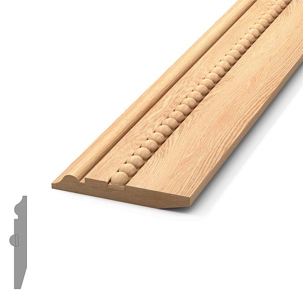 Элегантный деревянный плинтус PLT-001-006