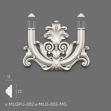 Изготовление декоративных накладок легкая полиуретановая для оформления интерьера
