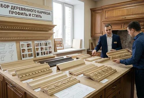 Купить деревянный карниз для мебели: как выбрать профиль под стиль интерьера