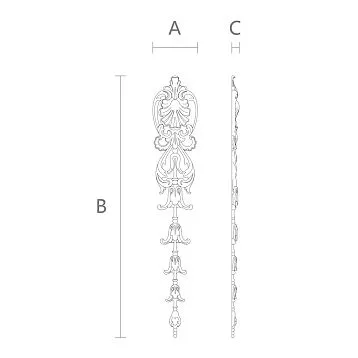 Деревянный декор N-499. Декоративные накладки. Изображение 69ba55c1d0e36