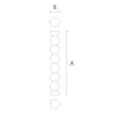 Точеная мебельная ножка MN-239 чертеж