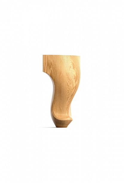 Гнутые классические деревянные ножки фигурной формы для мебели