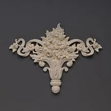 Резная накладка NPU-193 из полиуретана - декоративный элемент для стен и мебели