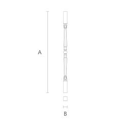 Балясина из дерева L-047