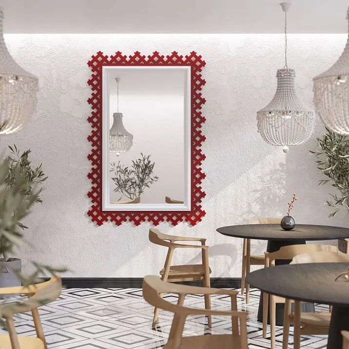 Неокрашенный резной наличник NL-16 шириной 185 мм из сосны под покраску для декоративного оформления арок и порталов