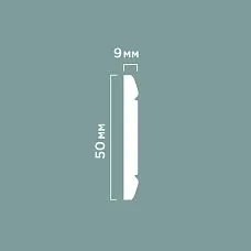 Молдинг WIP50 ПОЛИСТИРОЛ HI WOOD 50мм х 9мм х 2,0м. чертеж