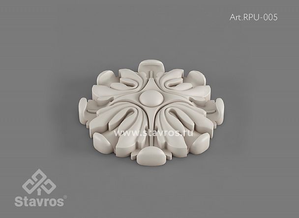 Резная розетка RPU-005