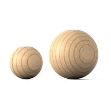 Вид Шарообразной мебельной ножки MN-235 в профиль с акцентом на детальную отделку.