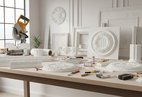 Декоративная лепнина: как добиться аккуратных примыканий и ровной тени