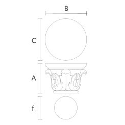 Резная капитель KL-050
