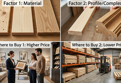 Цена деревянного плинтуса: от чего зависит стоимость и где купить дешевле