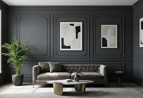 Отделка стен молдингами: классика в современном интерьере