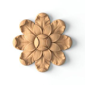 Деревянная розетка R-033