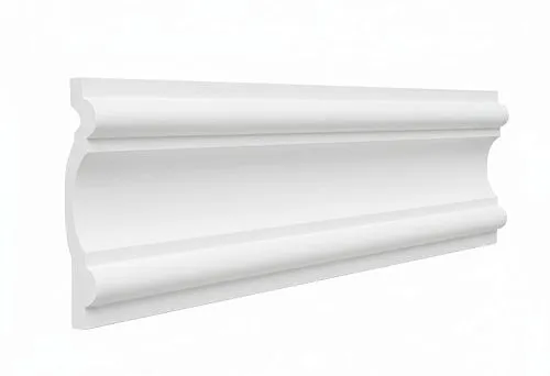 Белый молдинг МДФ под покраску с элегантным рельефным профилем для авторского интерьера