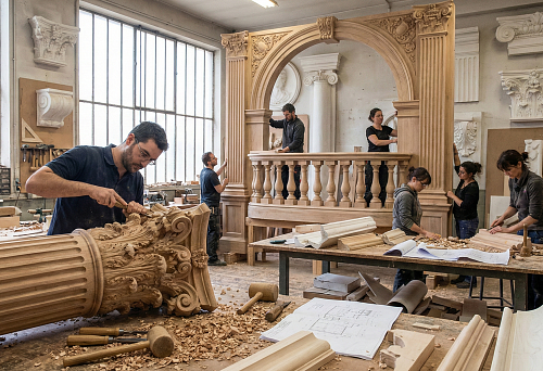 Декорации для театра: изготовление резных элементов и архитектурного декора