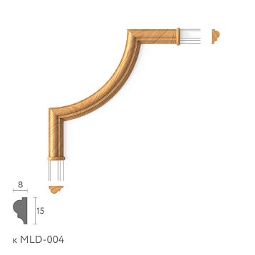 Декоративный элемент угловой MLD-004U