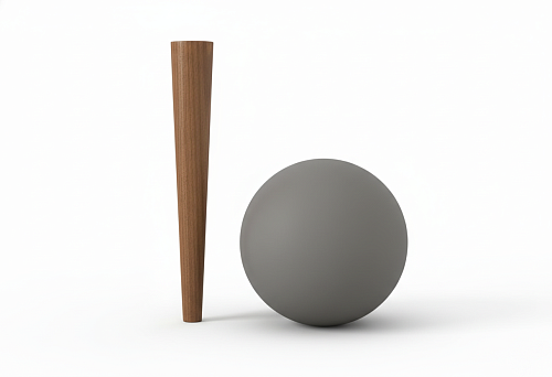 Деревянная мебельная ножка для замены без разборки корпуса