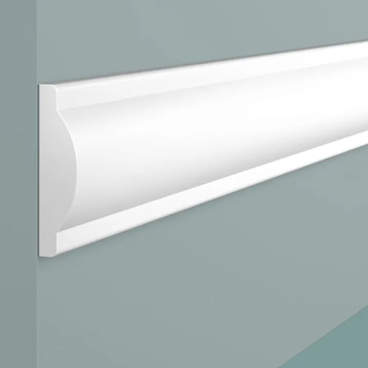 Молдинг D1050 ПОЛИСТИРОЛ HI WOOD 50мм х 12.5мм х 2,0м. крупным планом