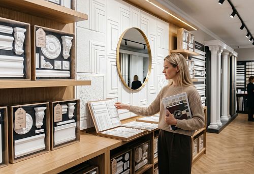 Декоративные панели для стен из полиуретана: как выбрать готовый комплект лепного декора