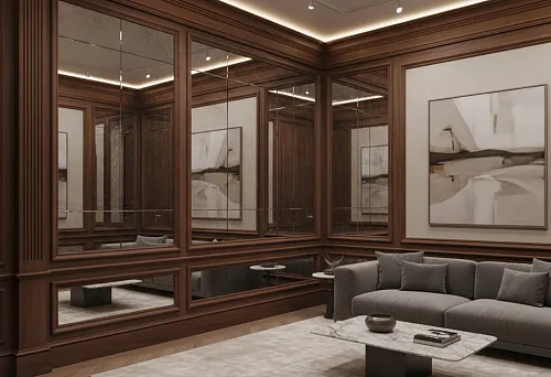 Интерьер как система: плинтусы, зеркала и молдинги в одной стилистике