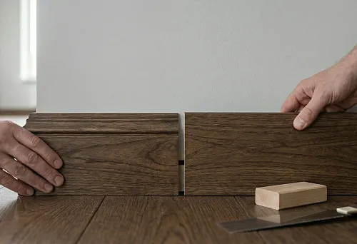 Деревянный плинтус для паркета и паркетной доски: как выбрать и установить