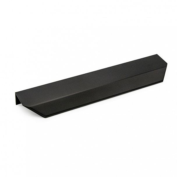 Ручка-профиль черный 200 мм (арт. 24011) - это надежная фурнитура для мебели, изготовленная из  металла.