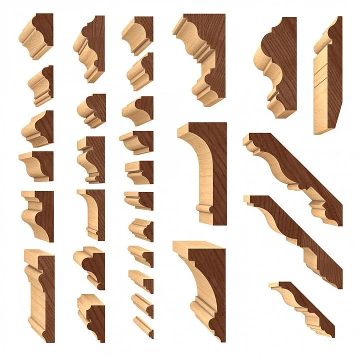 Набор образцов молдингов OMLD-001 из дерева, купить в интернет-магазине ...