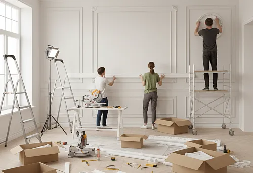 Лепнина как декор — быстрые способы «собрать» архитектуру интерьера