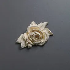 Резная накладка NPU-473 из полиуретана - декоративный элемент для интерьера