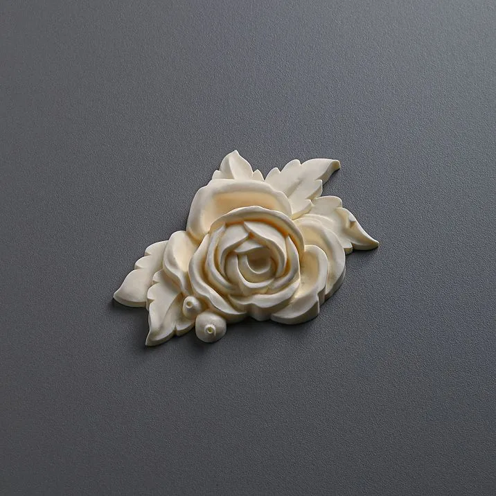 Резная накладка NPU-473 из полиуретана - декоративный элемент для интерьера