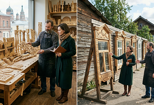 Резной декор из дерева в Москве: как выбрать готовые элементы и когда заказывать наличники для дома в Московской области