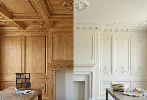 Полное руководство по выбору декора: дерево или полиуретан для стен и потолков?