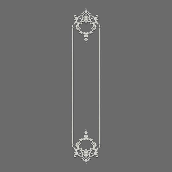 Комплект лепного декора CPU-7-1 для оформления стеновой панели STAVROS