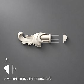 Лепнина из полиуретана NPU-402.1L
