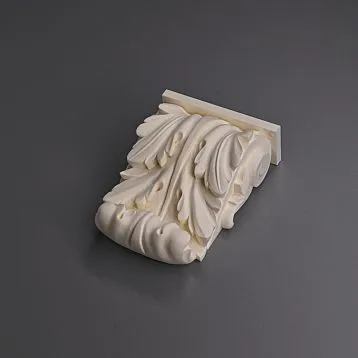 Полиуретановая резная накладка для оформления классической лепнины на стенах для убранства дома 