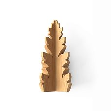 Резной деревянный декор, орнамент, декоративная накладка N-169.1