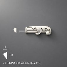 Полиуретановый декор NPU-437.1R к молдингам MLDPU-004 и MLD-004-MG