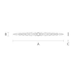 Резная накладка N-073