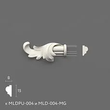 Лепнина из полиуретана NPU-402.1L. Декор для молдингов. Изображение 6994230c73404