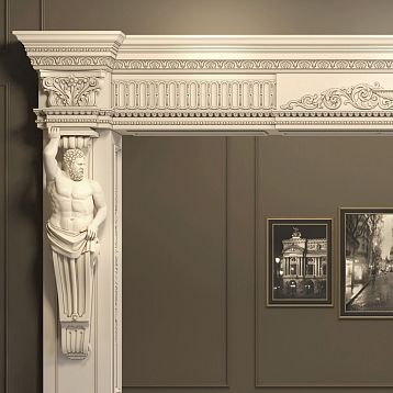 Капитель для оформления проемов в интерьере фото