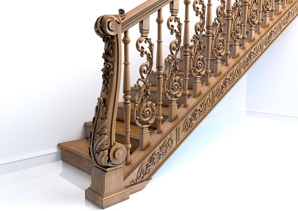 Балясины для лестницы с индивидуальным дизайном