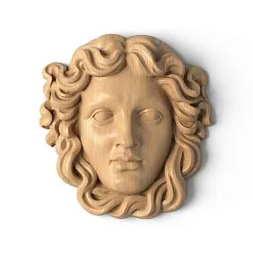 Резной маскарон M-018