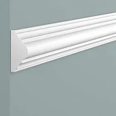 Молдинг D32V1 ПОЛИСТИРОЛ HI WOOD 32мм х 15мм х 2,0м крупным планом