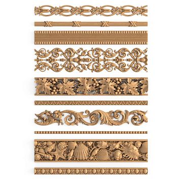 Декоративный резной погонаж из дуба и бука – примеры изделий