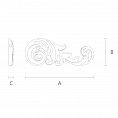 1 - Резная накладка N-004R (A=240 B=364 C=16 мм) - 1sht
2 - Резная накладка N-137 (A=1 060 B=180 C=37 мм) - 1sht
3 - Резная накладка N-260 (A=809 B=210 C=26 мм) - 1sht
4 - Резная накладка N-165 (A=660 B=220 C=19 мм) - 2sht
5 - Резная накладка N-105 (A=700 B=230 C=15 мм) - 1sht
6 - Резная накладка N-268 (A=1 481 B=210 C=35 мм) - 1sht
7 - Резная накладка N-268 (A=1 764 B=250 C=41 мм) - 1sht