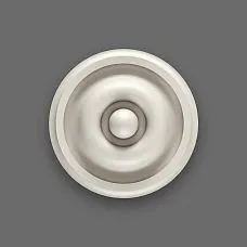 Резная полиуретановая розетка для классической лепнины на стенах и потолках в интерьере