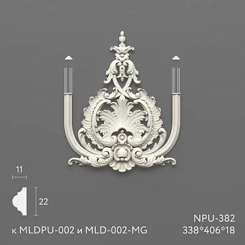 Лепнина из полиуретана NPU-382