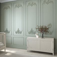 Высококачественный резной наконечник в комплекте декора на стене