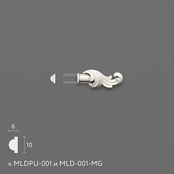Лепнина из полиуретана NPU.VRS-008.1R
